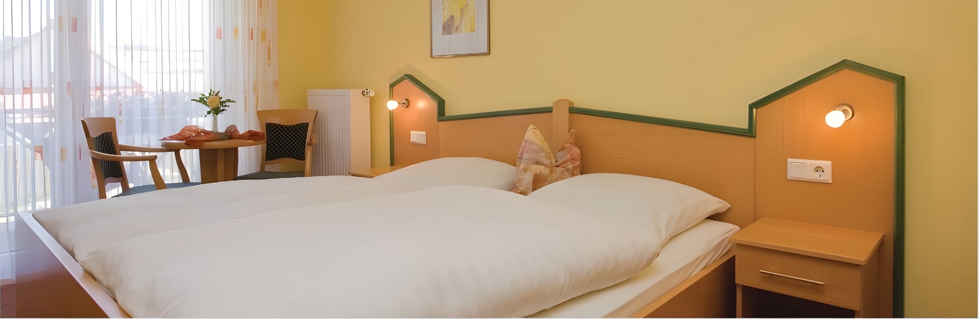 Chambre double confortable