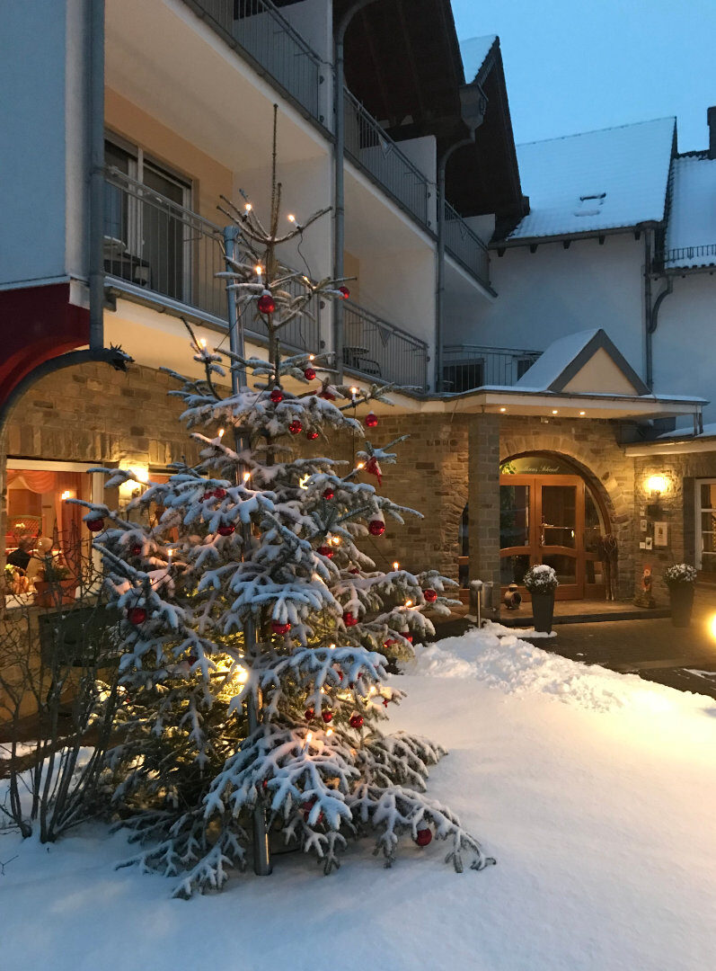 Ambiance de Noël sous la neige