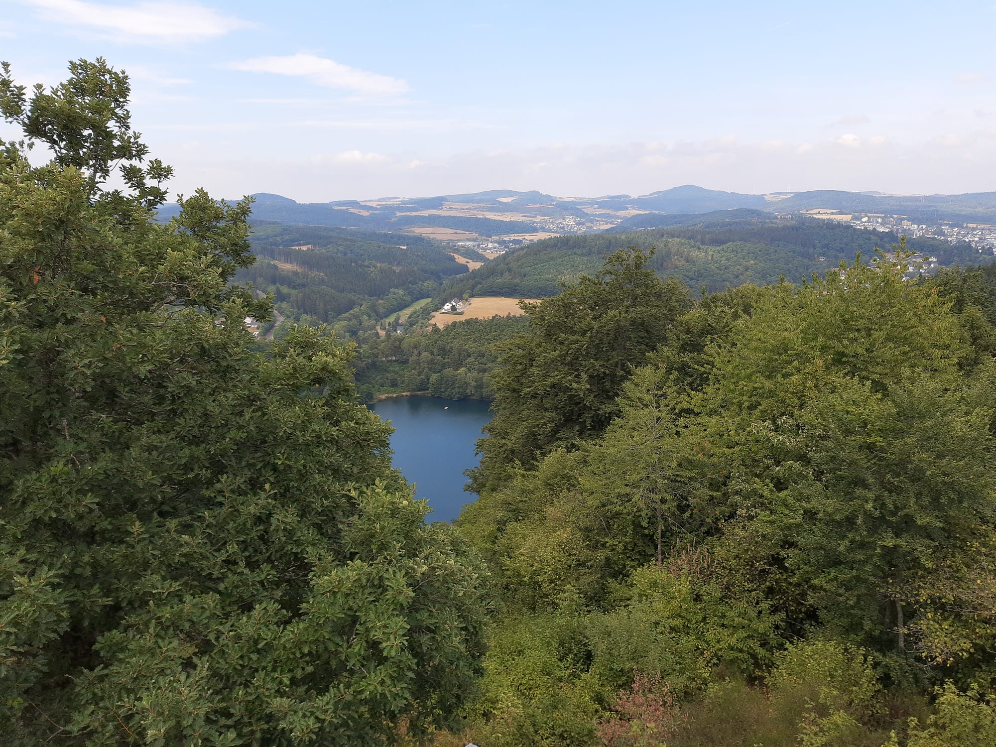 Paysage de l'Eifel volcanique autour d'Immerath, près du Landhaus Schend